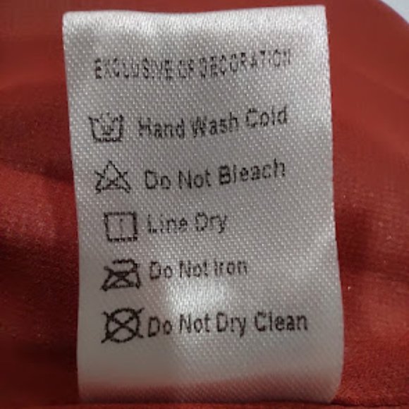 FOREVER 21 RUST WITH TAN AND YELLOW FLORAL PRINT LONG SLEEVE MIDLENGTH DRESS S - Picture 11 of 12